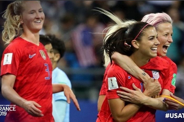 Piala Dunia Wanita Amerika Vs Thailand, Amerika Menang Telak Dari Thailand