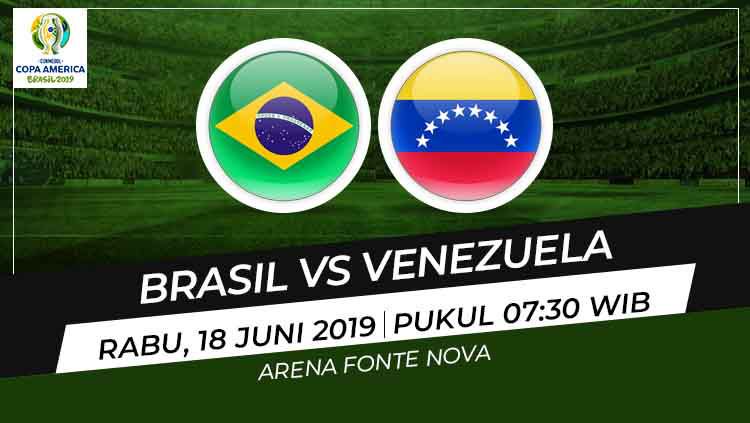 Prediksi Brasil Vs Venezuela 19 Juni 2019 pada Laga Copa America Grup A