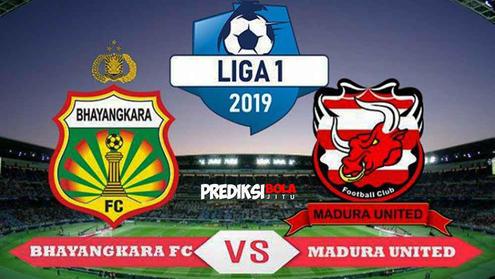 Duel Antarlini Bhayangkara FC Vs Madura United di Senayan