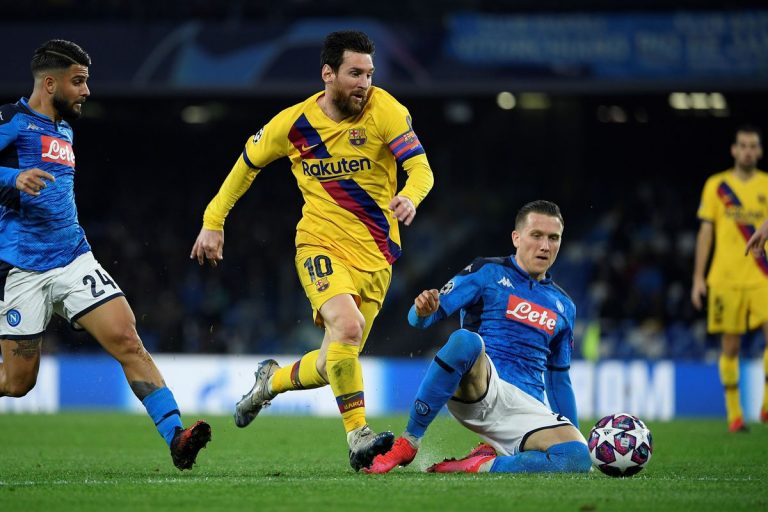Hasil Napoli vs Barcelona, Barca Main Agresif Namun Masih Imbang